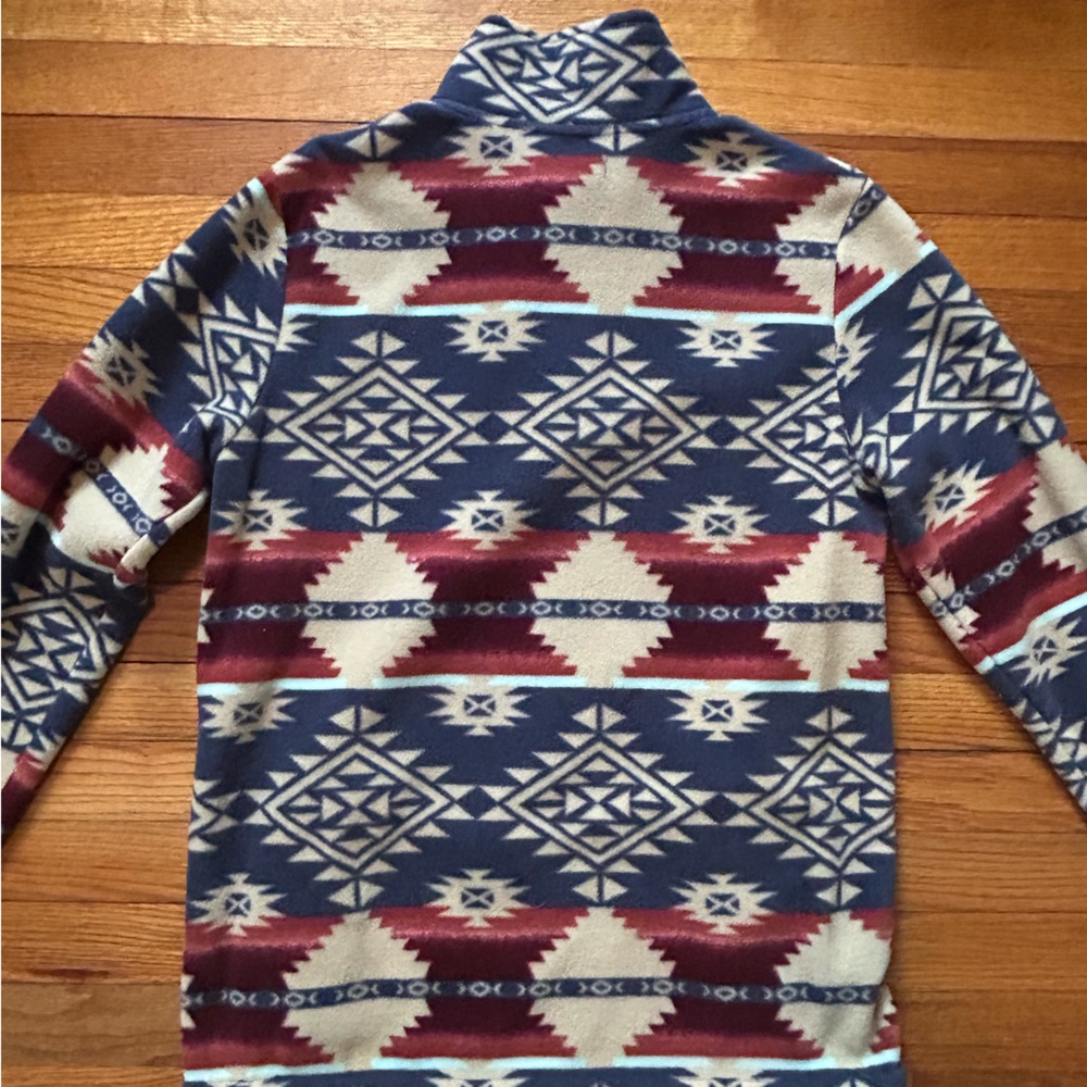 Aztec Patterned Pullover Hoodie - image 3